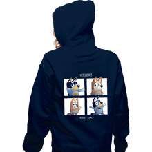 Load image into Gallery viewer, Daily_Deal_Shirts Zippered Hoodies, Unisex / Small / Navy Family Days