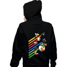 Load image into Gallery viewer, Daily_Deal_Shirts Zippered Hoodies, Unisex / Small / Black Pixel Pests