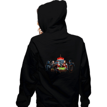 Load image into Gallery viewer, Secret_Shirts Zippered Hoodies, Unisex / Small / Black Pop Culture Tribute