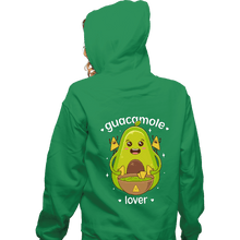 Load image into Gallery viewer, Shirts Zippered Hoodies, Unisex / Small / Irish Green Guacamole Lover