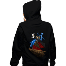 Load image into Gallery viewer, Daily_Deal_Shirts Zippered Hoodies, Unisex / Small / Black The Rabbit King