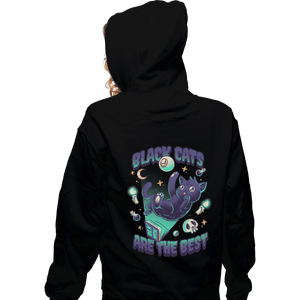 Shirts Zippered Hoodies, Unisex / Small / Black Black Cats Are The Best