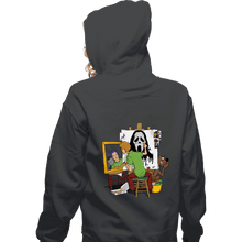Load image into Gallery viewer, Secret_Shirts Zippered Hoodies, Unisex / Small / Dark Heather Shaggy, Killer Punk