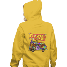 Load image into Gallery viewer, Last_Chance_Shirts Zippered Hoodies, Unisex / Small / White Flower Power