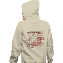 Load image into Gallery viewer, Secret_Shirts Zippered Hoodies, Unisex / Small / White D20 Anatomy