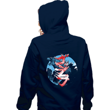 Load image into Gallery viewer, Daily_Deal_Shirts Zippered Hoodies, Unisex / Small / Navy Gojira Scream