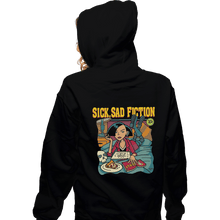 Load image into Gallery viewer, Shirts Zippered Hoodies, Unisex / Small / Black Sick Sad Fiction
