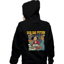 Load image into Gallery viewer, Shirts Zippered Hoodies, Unisex / Small / Black Sick Sad Fiction