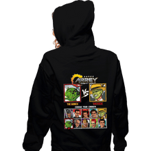 Load image into Gallery viewer, Daily_Deal_Shirts Zippered Hoodies, Unisex / Small / Black Fight Night