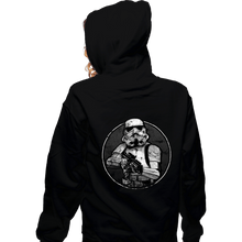 Load image into Gallery viewer, Shirts Zippered Hoodies, Unisex / Small / Black Retro Trooper