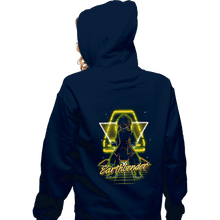Load image into Gallery viewer, Shirts Zippered Hoodies, Unisex / Small / Navy Retro Earthbender