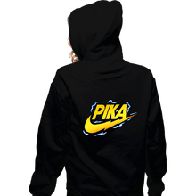 Load image into Gallery viewer, Secret_Shirts Zippered Hoodies, Unisex / Small / Black Pika