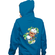 Load image into Gallery viewer, Shirts Zippered Hoodies, Unisex / Small / Royal Blue Stalk Girl