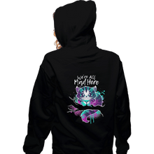 Load image into Gallery viewer, Shirts Zippered Hoodies, Unisex / Small / Black Mad Watercolor