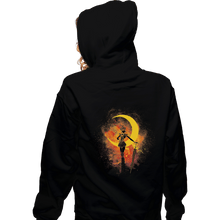 Load image into Gallery viewer, Shirts Zippered Hoodies, Unisex / Small / Black Sailor Galaxia Art