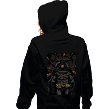 Load image into Gallery viewer, Secret_Shirts Zippered Hoodies, Unisex / Small / Black Dark Bat