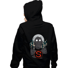 Load image into Gallery viewer, Shirts Zippered Hoodies, Unisex / Small / Black Iron
