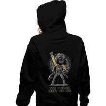Load image into Gallery viewer, Shirts Zippered Hoodies, Unisex / Small / Black The Force Must Go On