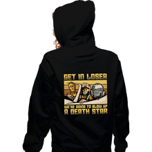 Load image into Gallery viewer, Daily_Deal_Shirts Zippered Hoodies, Unisex / Small / Black Blow Up The Deathstar