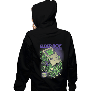 Shirts Zippered Hoodies, Unisex / Small / Black Elder Boy