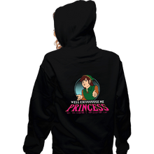 Load image into Gallery viewer, Daily_Deal_Shirts Zippered Hoodies, Unisex / Small / Black Well Excuse Me Princess!