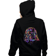 Load image into Gallery viewer, Shirts Zippered Hoodies, Unisex / Small / Black Colorful Villain