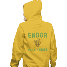 Load image into Gallery viewer, Shirts Zippered Hoodies, Unisex / Small / White Endor Park Ranger