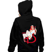 Load image into Gallery viewer, Shirts Zippered Hoodies, Unisex / Small / Black Nurse Jessica