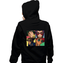 Load image into Gallery viewer, Secret_Shirts Zippered Hoodies, Unisex / Small / Black The Cowboyz