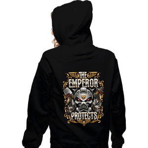 Shirts Zippered Hoodies, Unisex / Small / Black The Emperor Protects