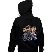 Load image into Gallery viewer, Shirts Zippered Hoodies, Unisex / Small / Black Terror Cats