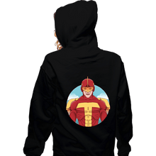 Load image into Gallery viewer, Shirts Zippered Hoodies, Unisex / Small / Black Turbo Man