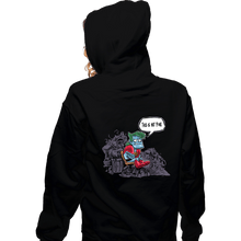 Load image into Gallery viewer, Daily_Deal_Shirts Zippered Hoodies, Unisex / Small / Black This Is Not Fine
