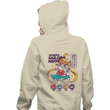 Load image into Gallery viewer, Secret_Shirts Zippered Hoodies, Unisex / Small / White Pretty Sailor Meow