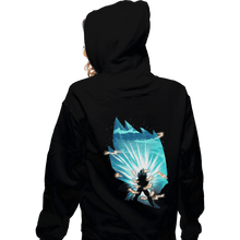 Load image into Gallery viewer, Shirts Zippered Hoodies, Unisex / Small / Black The Saiyan Prince