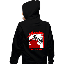 Load image into Gallery viewer, Shirts Zippered Hoodies, Unisex / Small / Black Mandy Em All