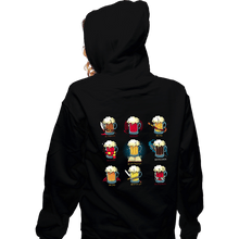 Load image into Gallery viewer, Shirts Zippered Hoodies, Unisex / Small / Black Beer Role Play