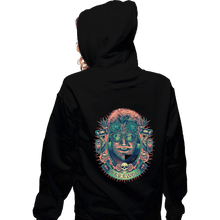 Load image into Gallery viewer, Shirts Zippered Hoodies, Unisex / Small / Black Glowing Werewolf