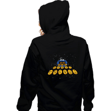 Load image into Gallery viewer, Secret_Shirts Zippered Hoodies, Unisex / Small / Black Cookie Vader