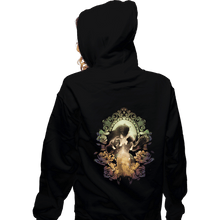 Load image into Gallery viewer, Secret_Shirts Zippered Hoodies, Unisex / Small / Black Enchanted Rose