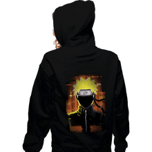 Load image into Gallery viewer, Shirts Zippered Hoodies, Unisex / Small / Black Glitch Naruto