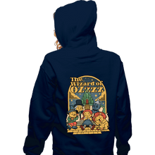 Load image into Gallery viewer, Daily_Deal_Shirts Zippered Hoodies, Unisex / Small / Navy The Wizard Of Sleep