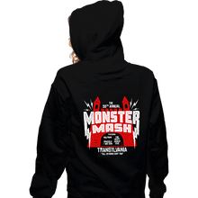 Load image into Gallery viewer, Daily_Deal_Shirts Zippered Hoodies, Unisex / Small / Black Monster Mash
