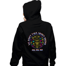 Load image into Gallery viewer, Secret_Shirts Zippered Hoodies, Unisex / Small / Black Bruno No No No