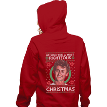 Load image into Gallery viewer, Shirts Pullover Hoodies, Unisex / Small / Red Righteous Christmas