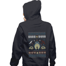 Load image into Gallery viewer, Shirts Zippered Hoodies, Unisex / Small / Dark Heather A Very Ghibli Xmas