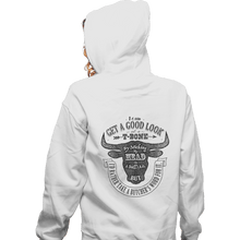 Load image into Gallery viewer, Shirts Zippered Hoodies, Unisex / Small / White T-Bone