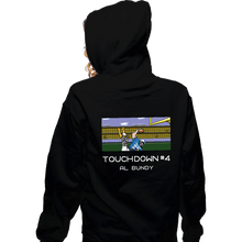 Load image into Gallery viewer, Secret_Shirts Zippered Hoodies, Unisex / Small / Black Touchdown Bundy