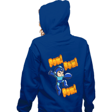 Load image into Gallery viewer, Shirts Zippered Hoodies, Unisex / Small / Royal Blue Pew Pew Pew
