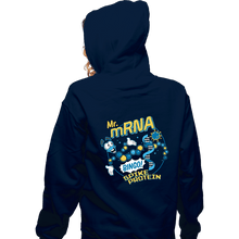 Load image into Gallery viewer, Shirts Zippered Hoodies, Unisex / Small / Navy Mr mRNA